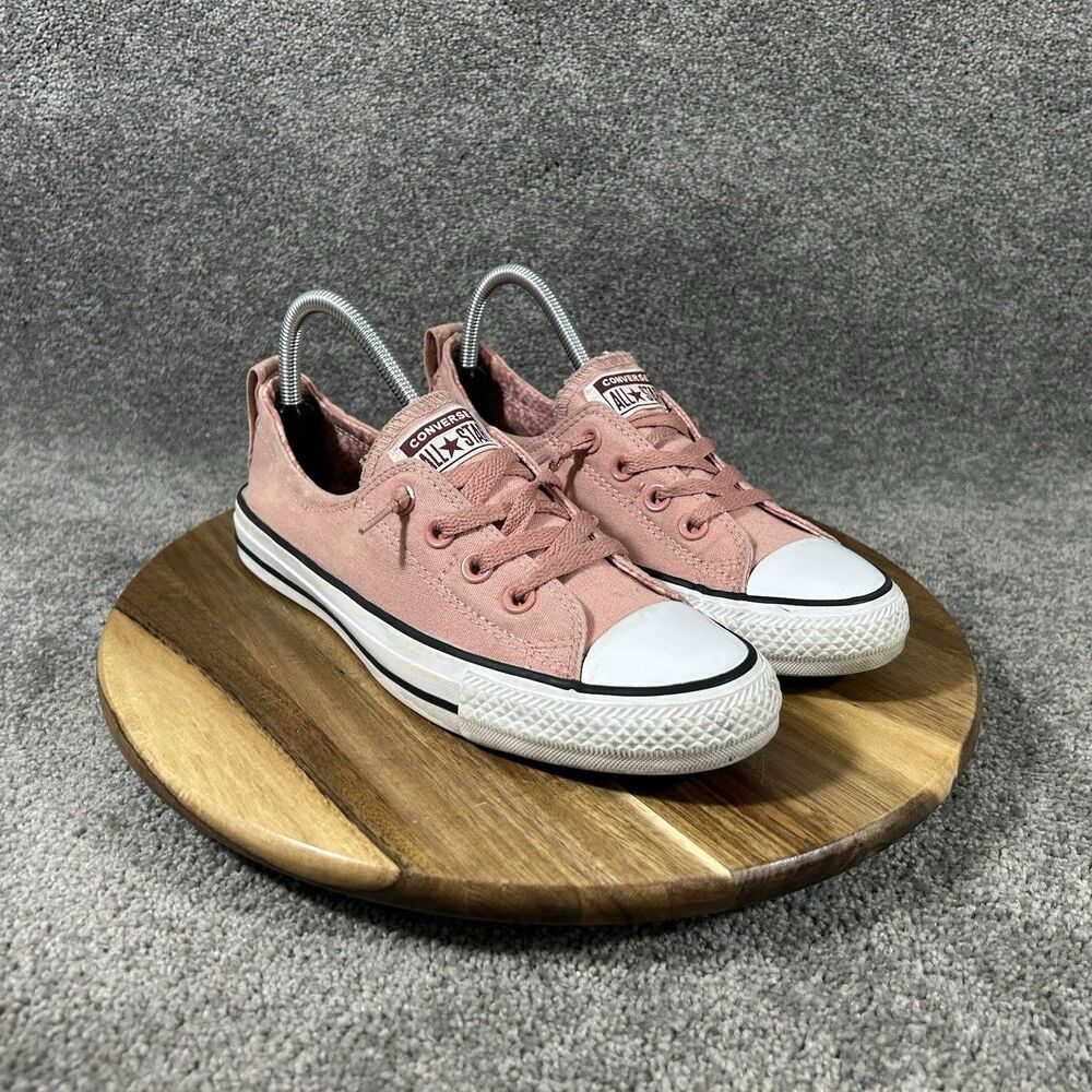 Converse All Star Shoreline 561749F Women’s Sz 8 Dusty Pink Canvas Slip On Shoes